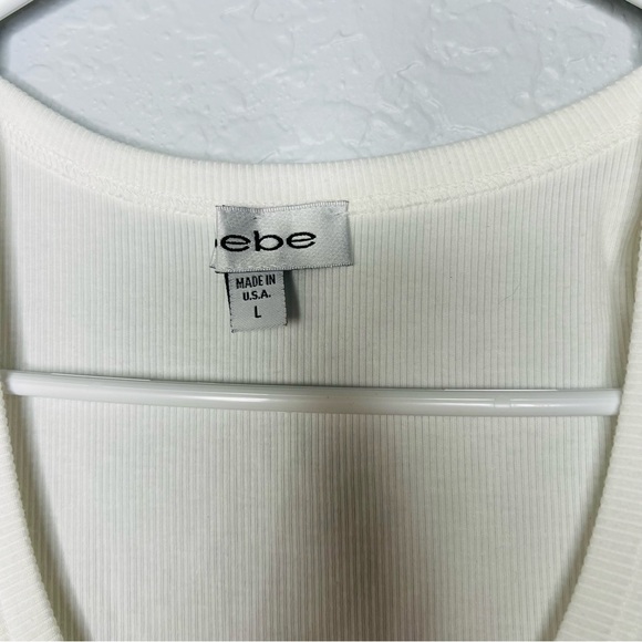 Bebe Early 2000’s Tank Top  Size L Pin Up Girl Print - Picture 4 of 4